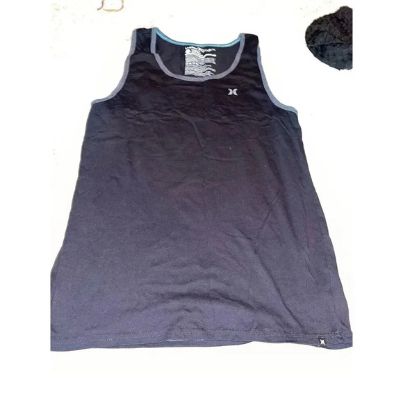 Hurley Men's Black Tank Top Size M Premium Fit Activewear logo - Picture 1 of 10